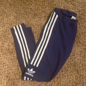 Brand new no tags Adidas navy leggings